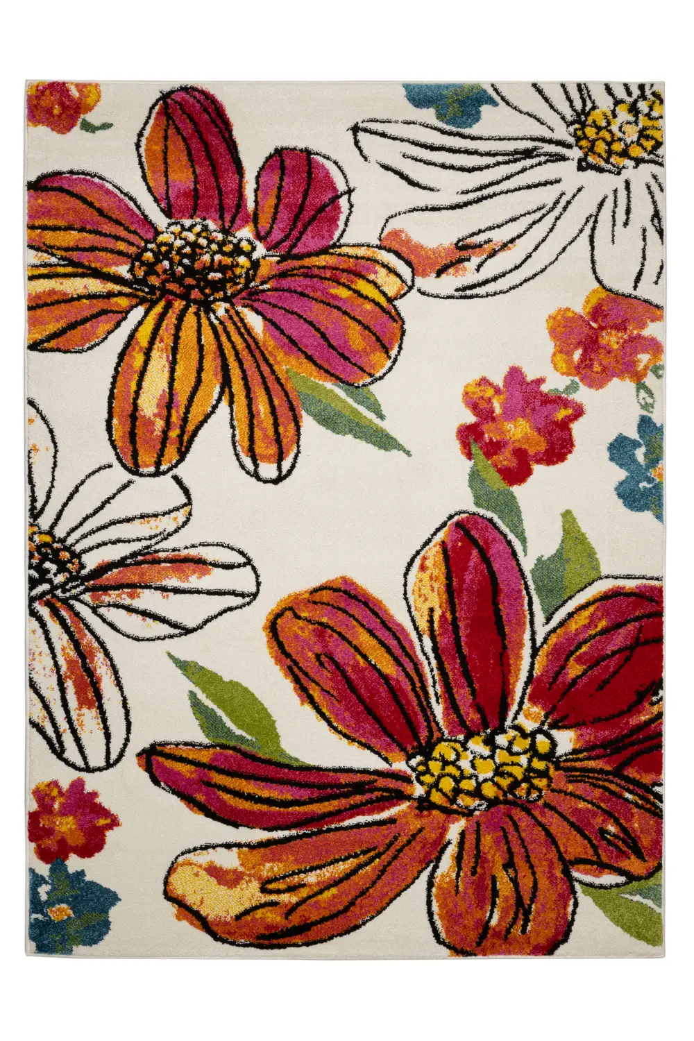Villa Floral Multi Rug