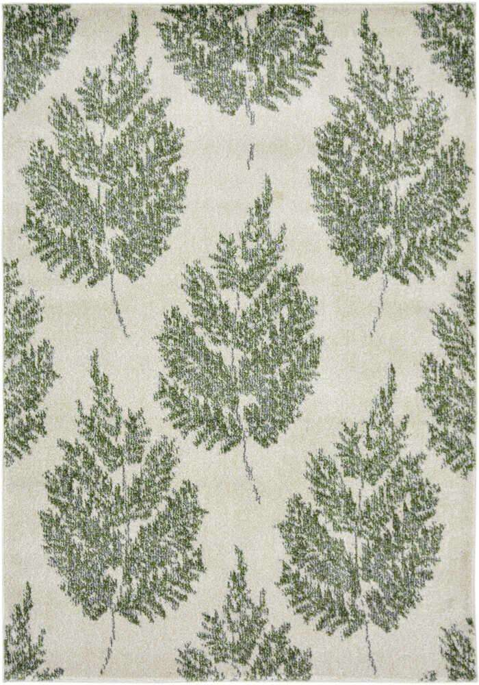 Villa Leaf Green Rug
