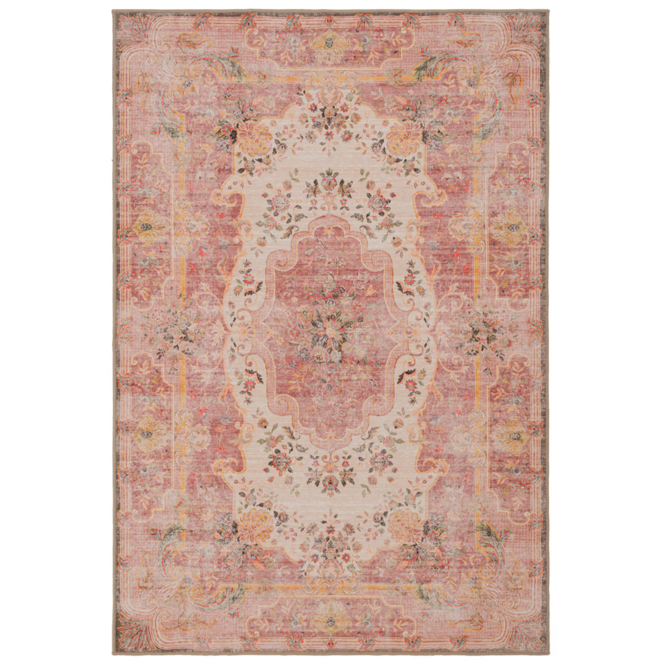 Villa Medallion Pink Rug
