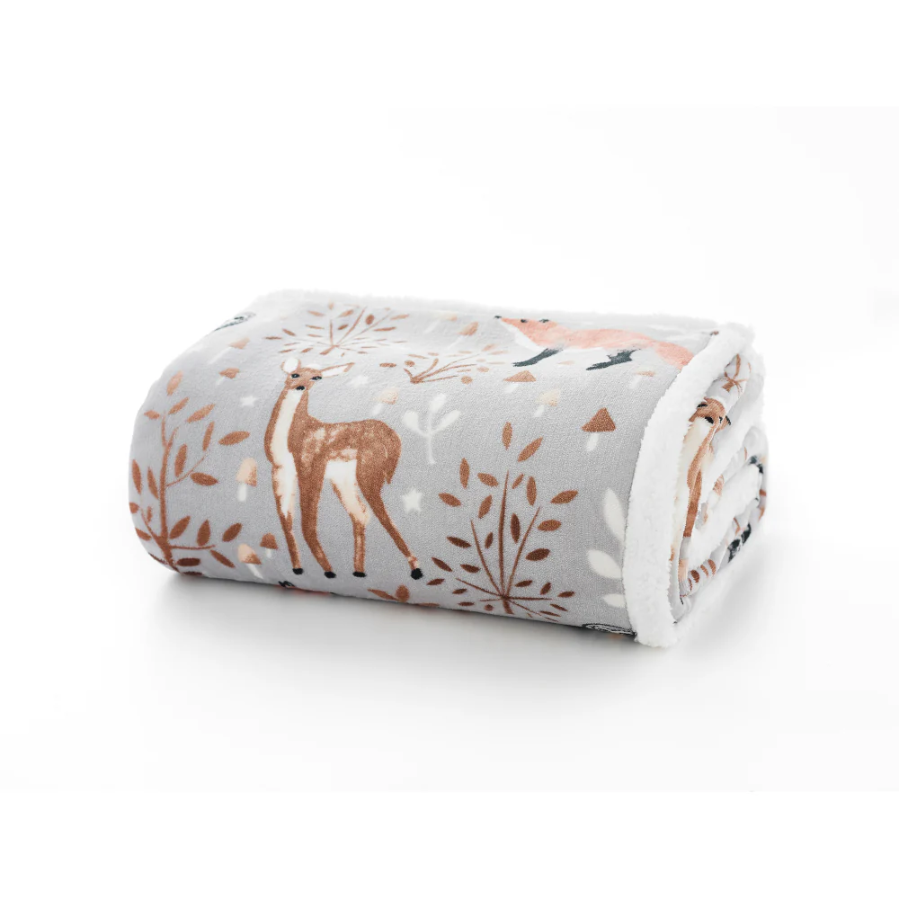 Winter Wild Life Throw Multi