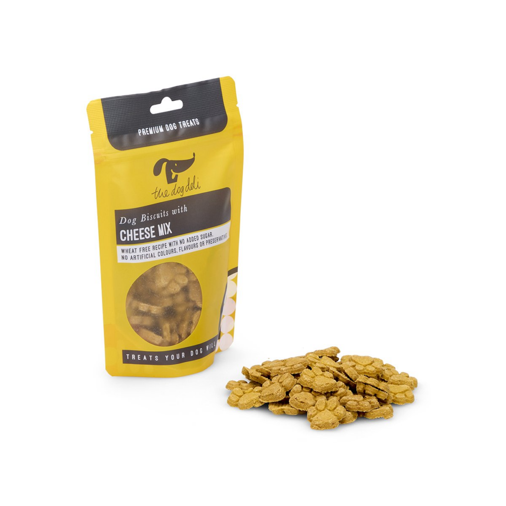 Dog deli biscuits with cheese