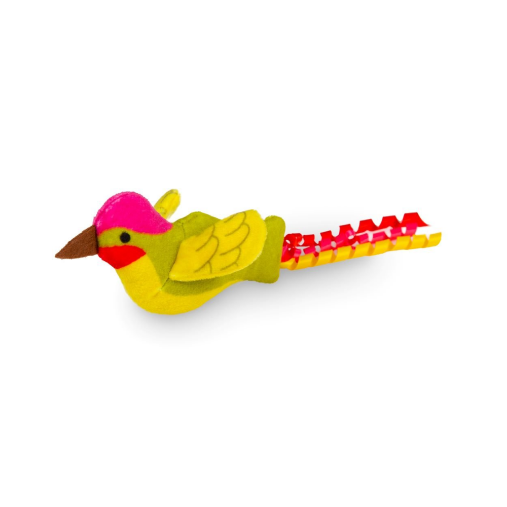 Humming bird cat toy