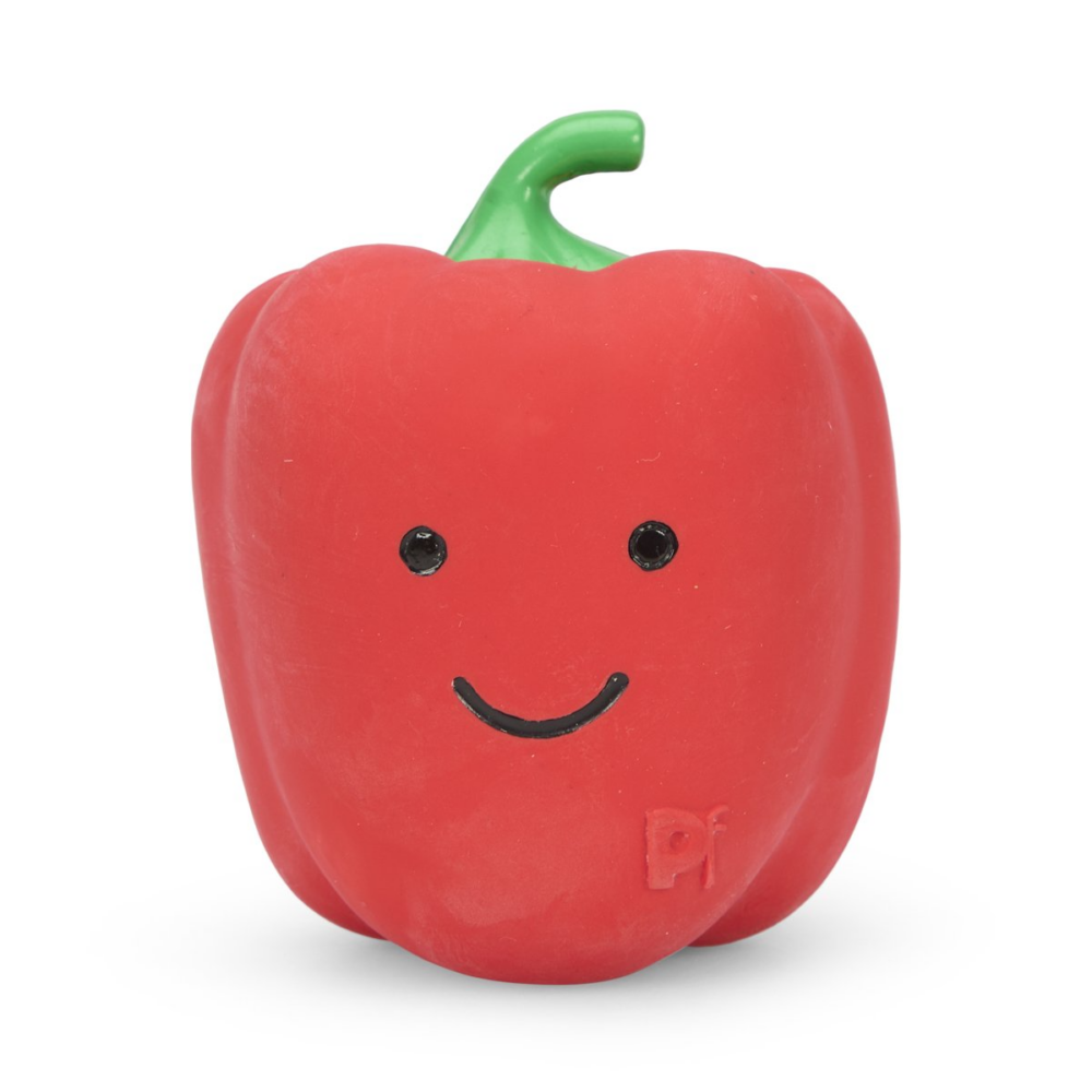 Red pepper dog toy squeaky