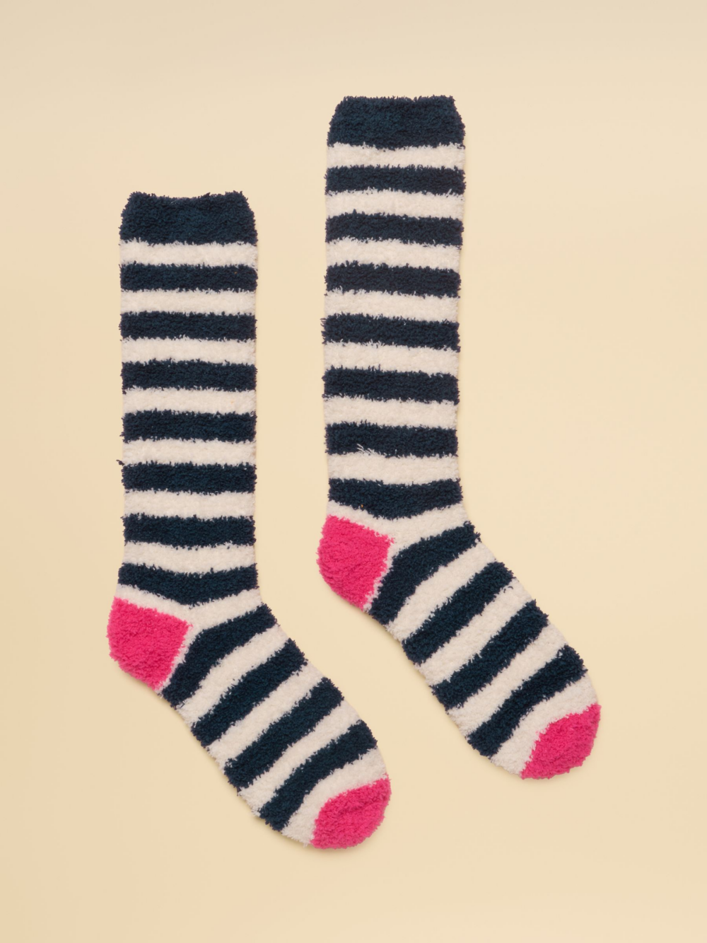 Joules Fluffy Navy Cream Stripe One