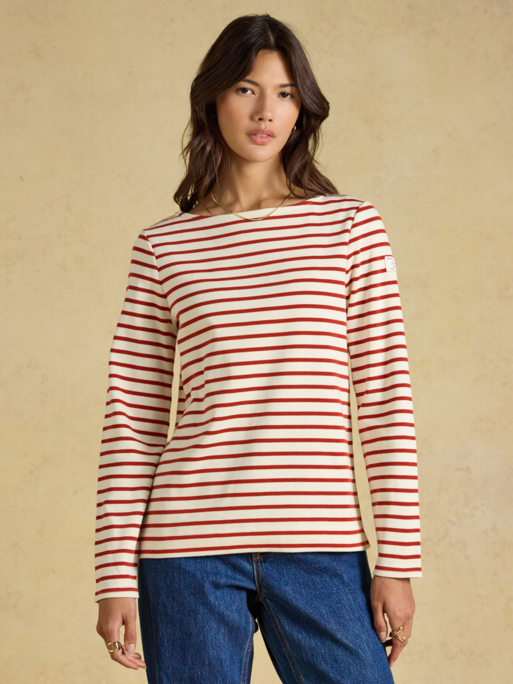 Joules Harbour Creme Burnt Orange