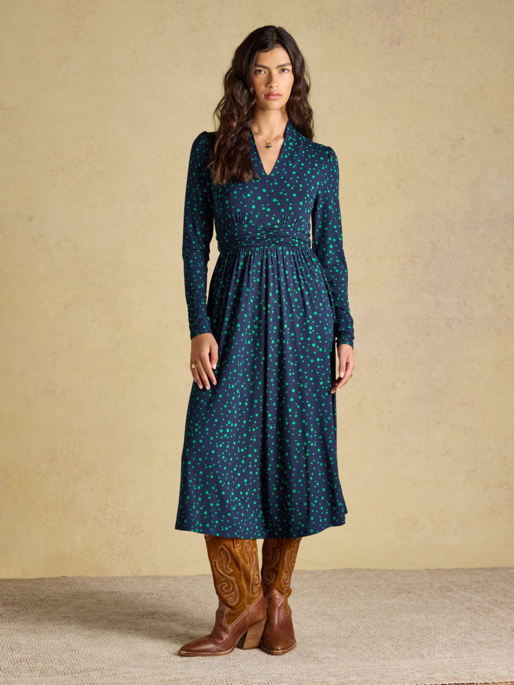 Joules Mina Blue Green