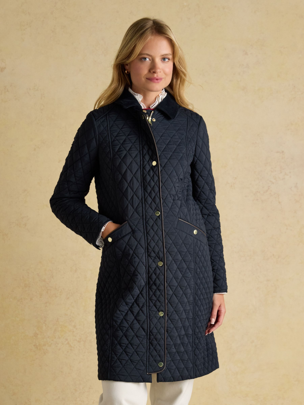 Joules Rosewell Long Navy
