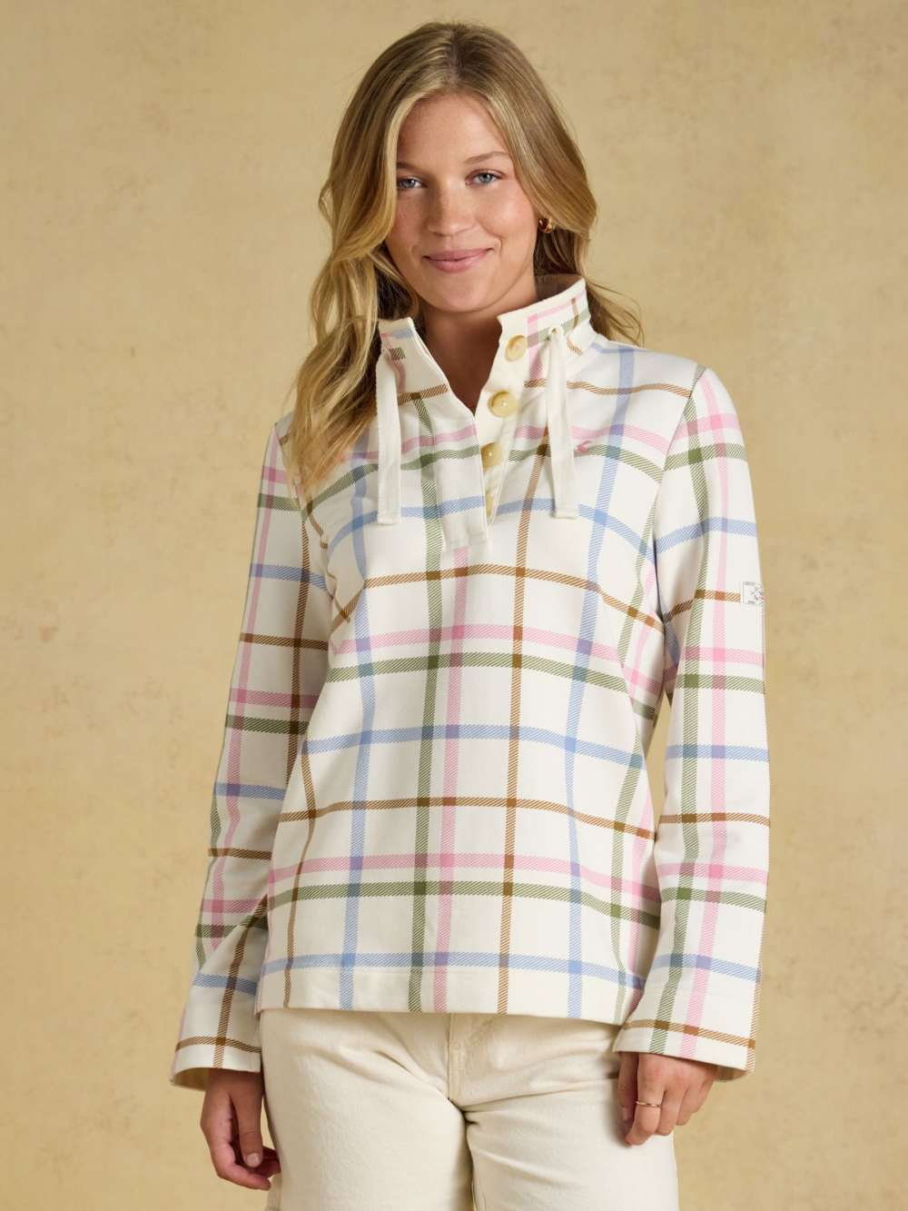 Joules Saunton Cream Check