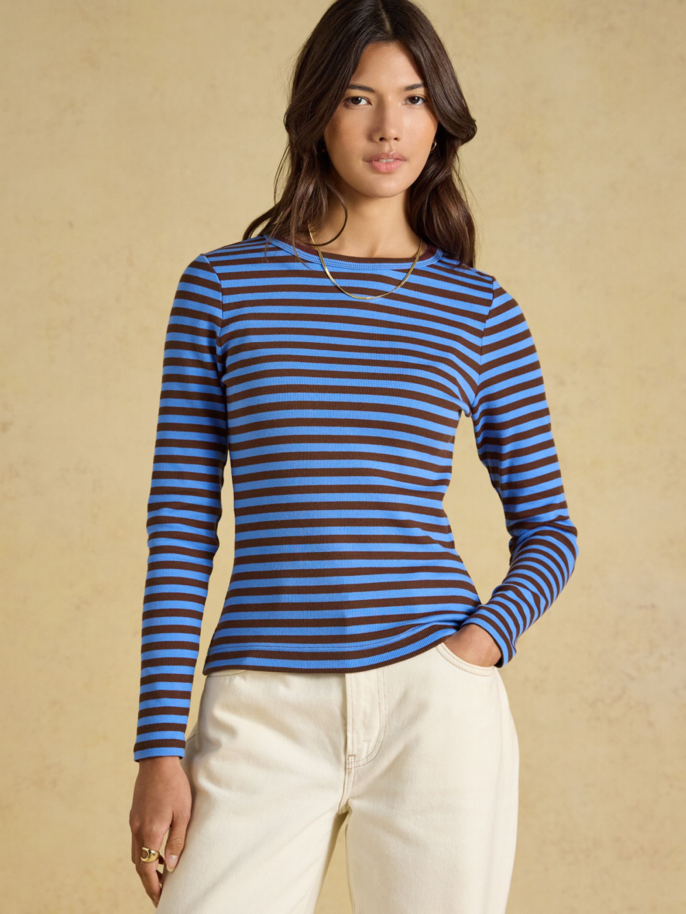 Joules Sophie Blue Brown