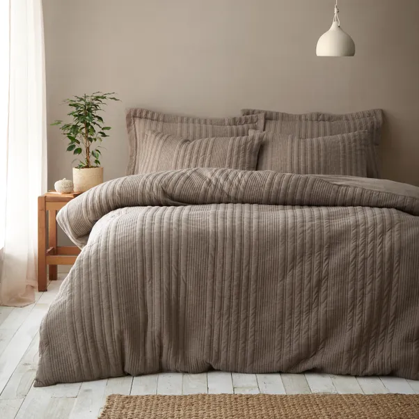 Catherine lansfield tamba duvet set mole