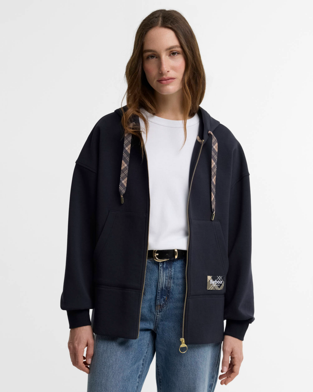 Barbour Delilah Hoodie Dark Navy