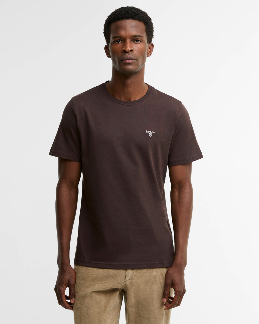 Barbour Ess Sports Tee Dark Oak