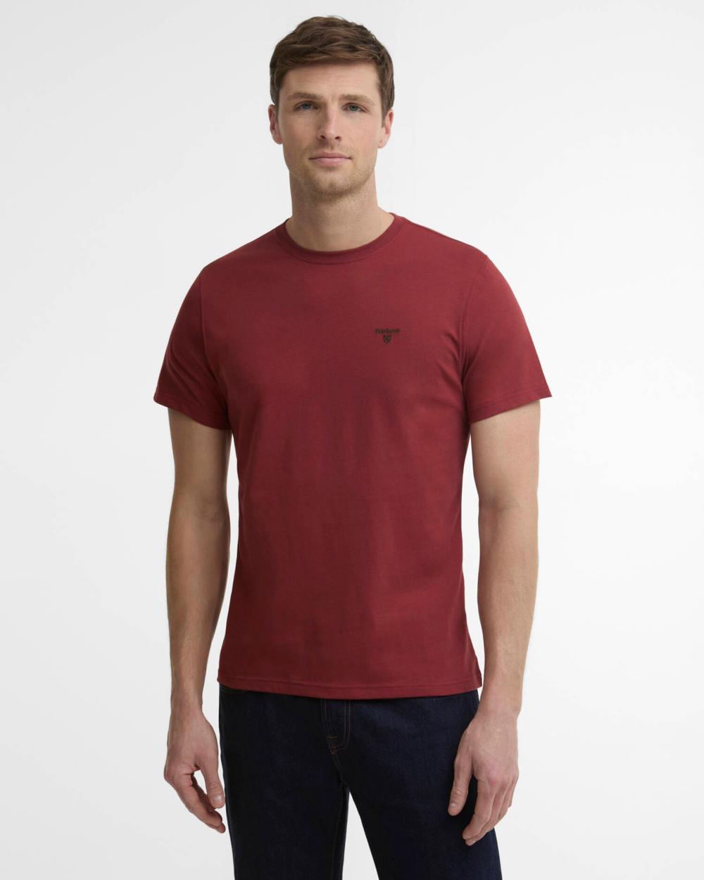 Barbour Ess Sports Tee Russet