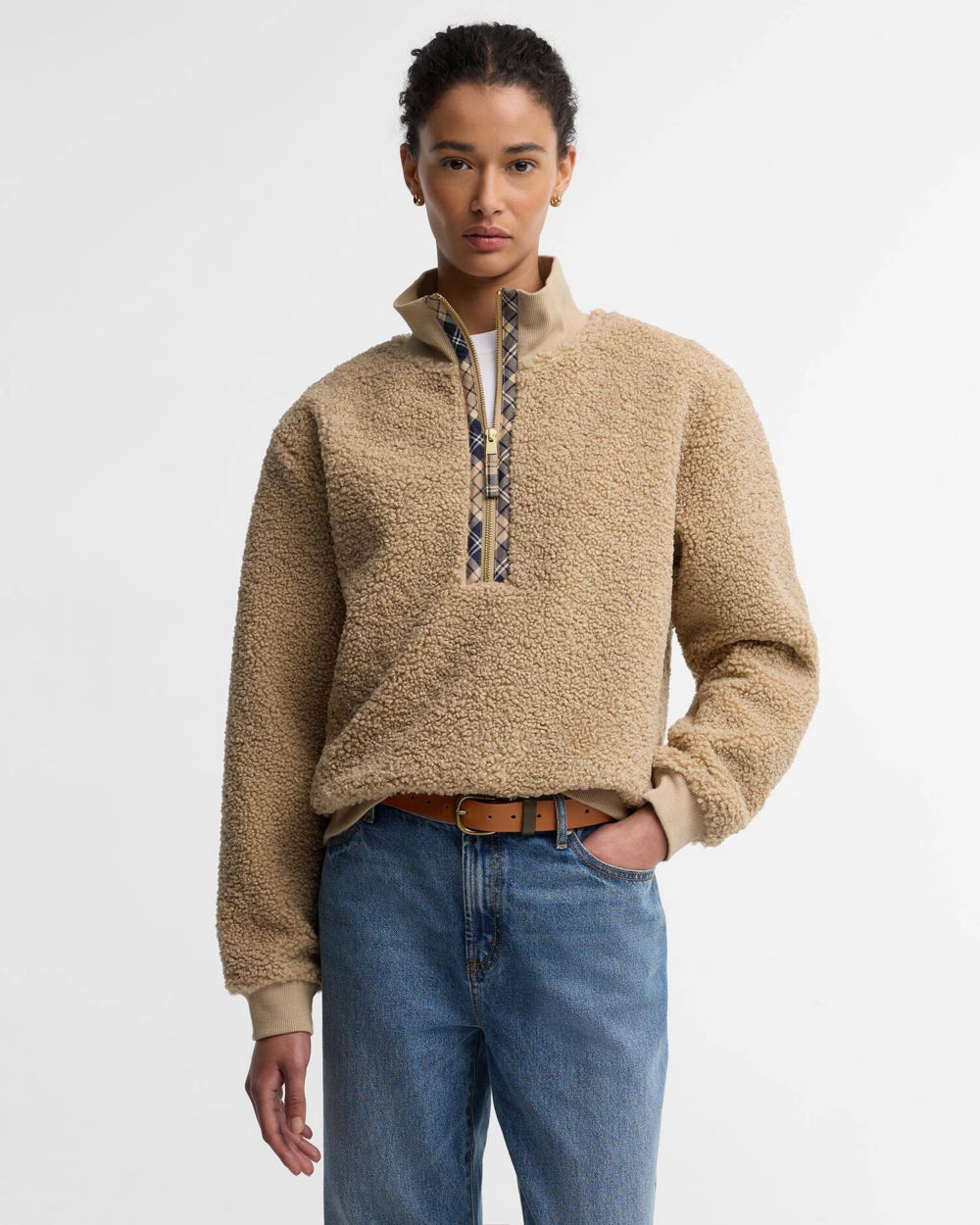 Barbour Fawne Fleece Warm Trench