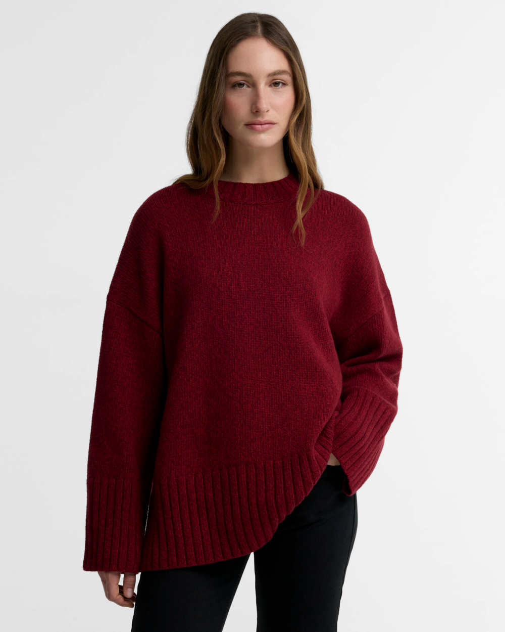 Barbour Gaia Knit Cranberry Red