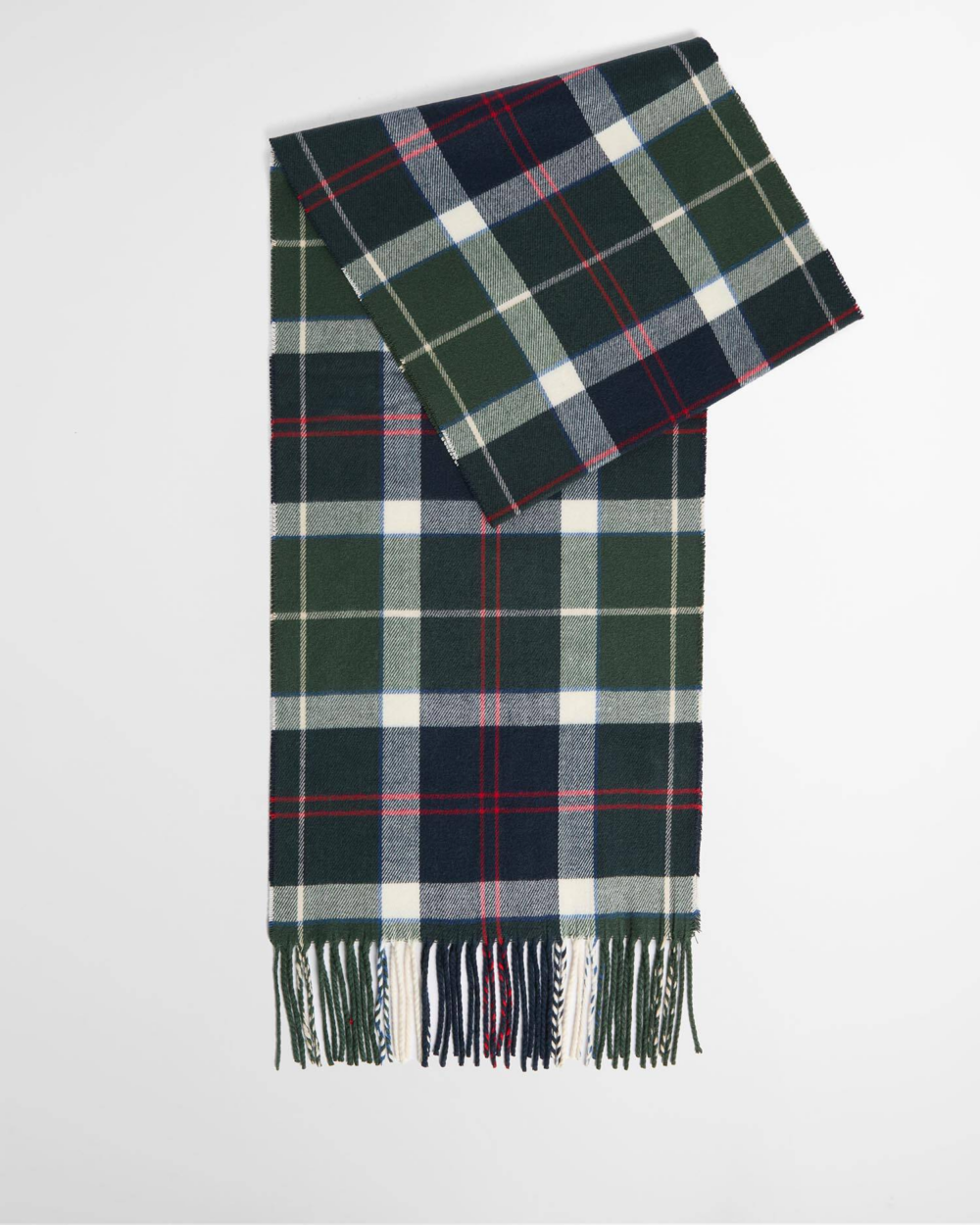 Barbour Galingale Scarf Evergreen Tartan