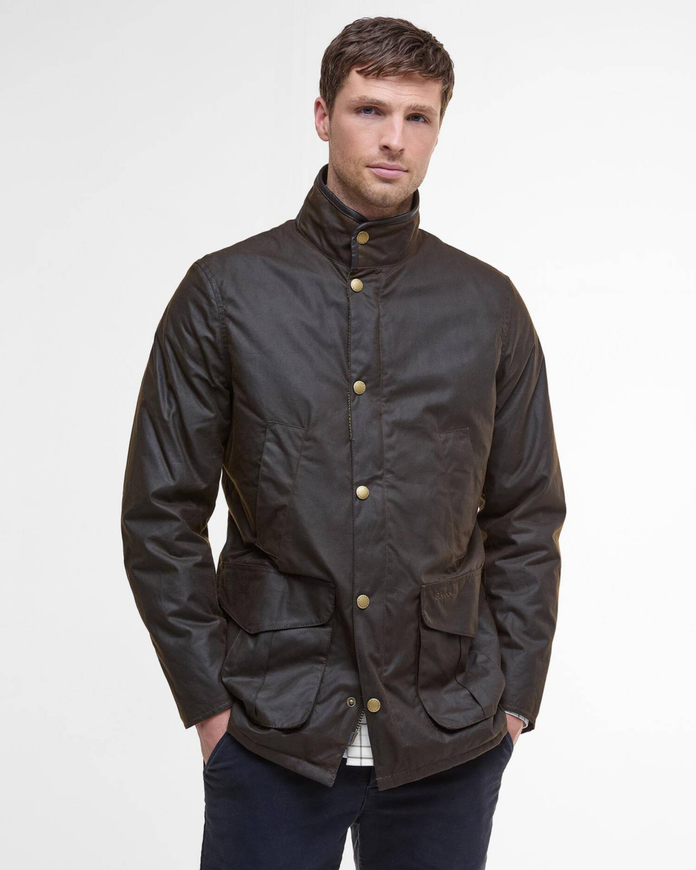 Barbour Hereford Wax Olive