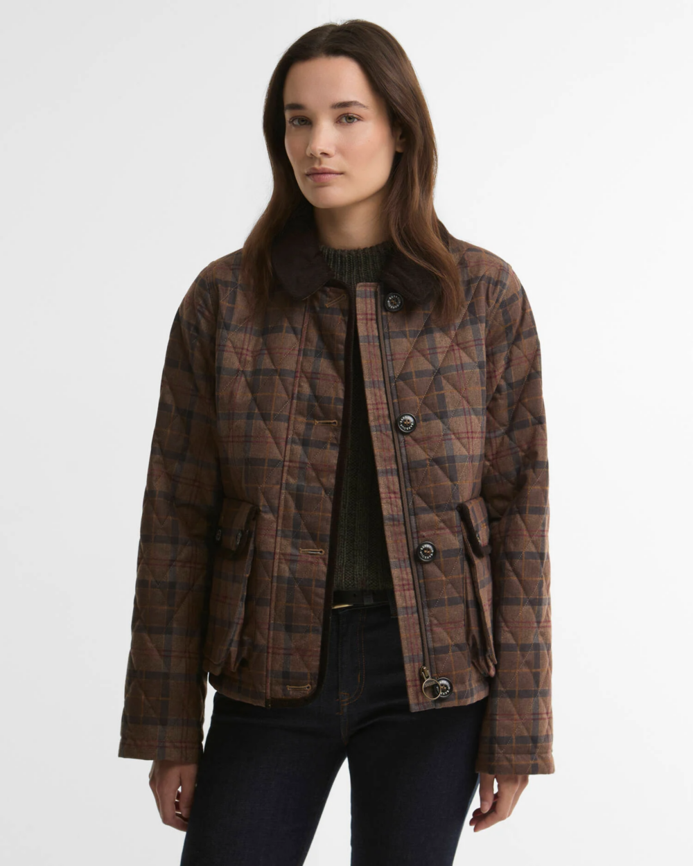 Barbour Louden Quilt Muted Tartan