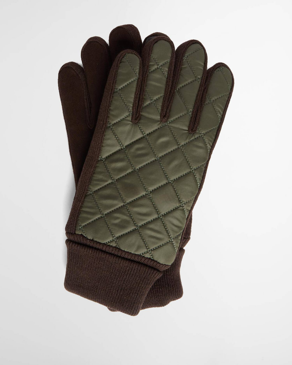 Barbour Magnus Quilt Forest Brown