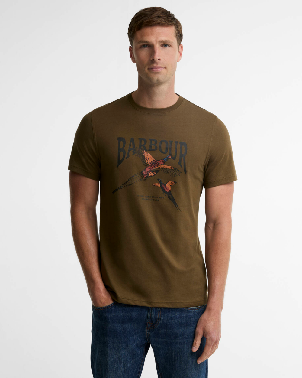 Barbour Pheasant Tee Beech