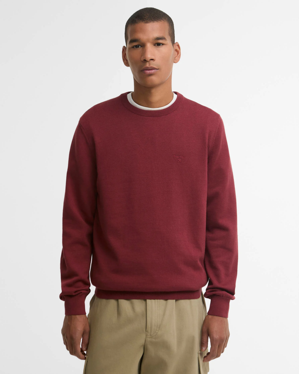 Barbour Pima Crew Russet