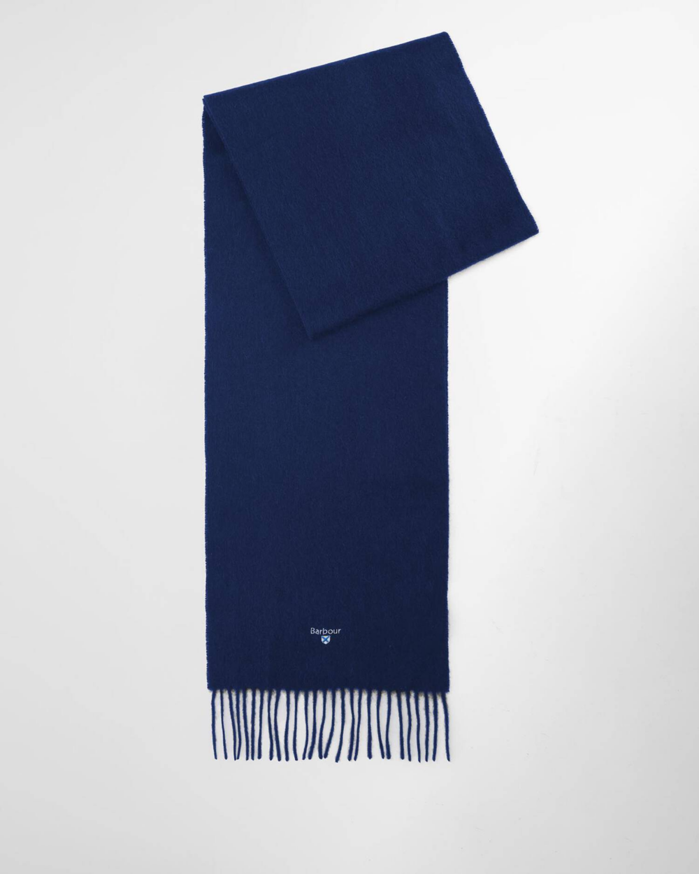 Barbour Pln Lwool Scarf Navy