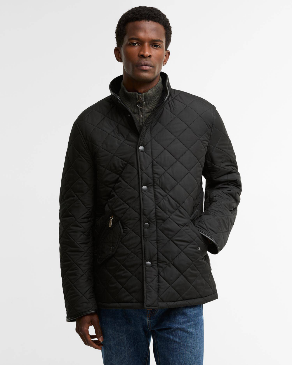 Barbour Powell Quilt Black