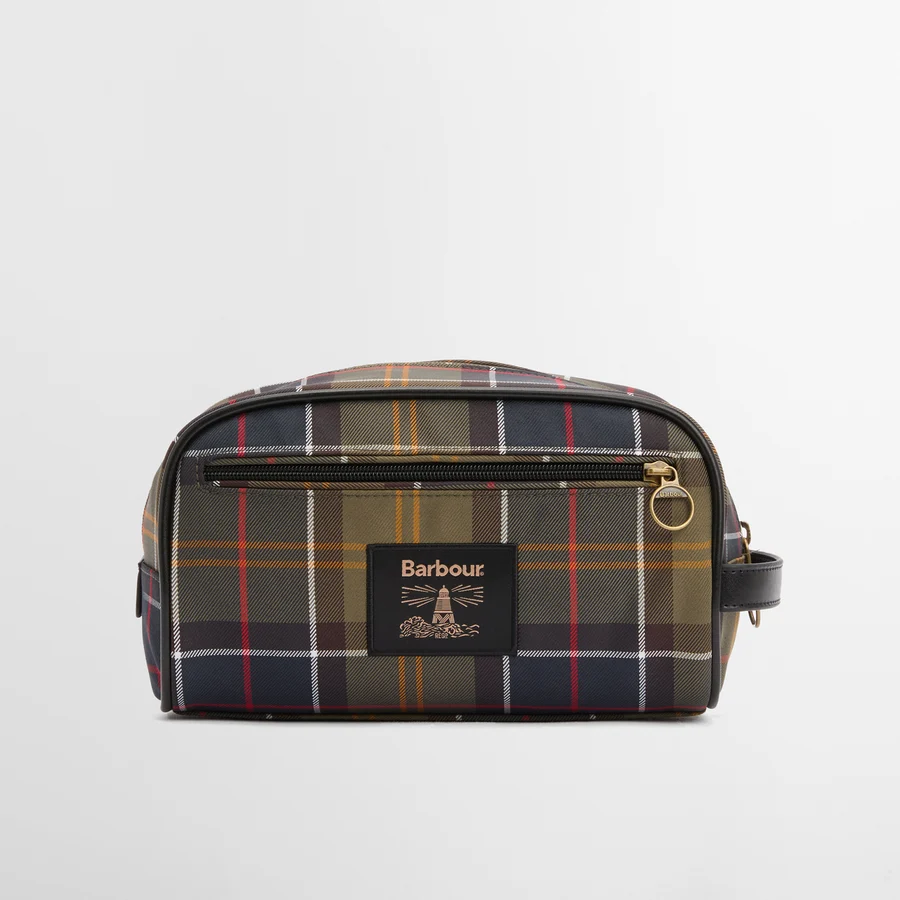 Barbour Tartan Washbag Classic Beacon