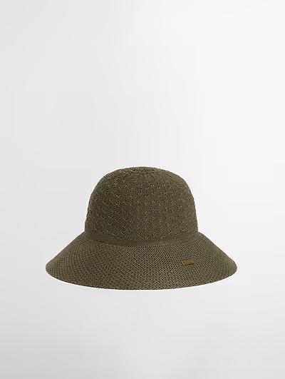 Barbour Zaria Sun Hat Bleached Olive