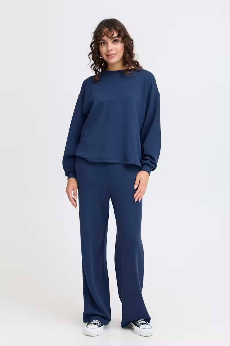 Fransa Fraurora Pu 7 Navy Blazer