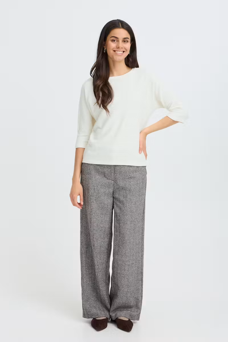 Fransa Frjalira Tee 1 Whisper White