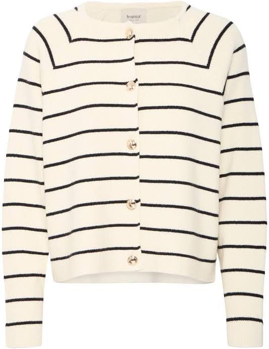 Fransa Frkanya Cardigan Whisper White Mi