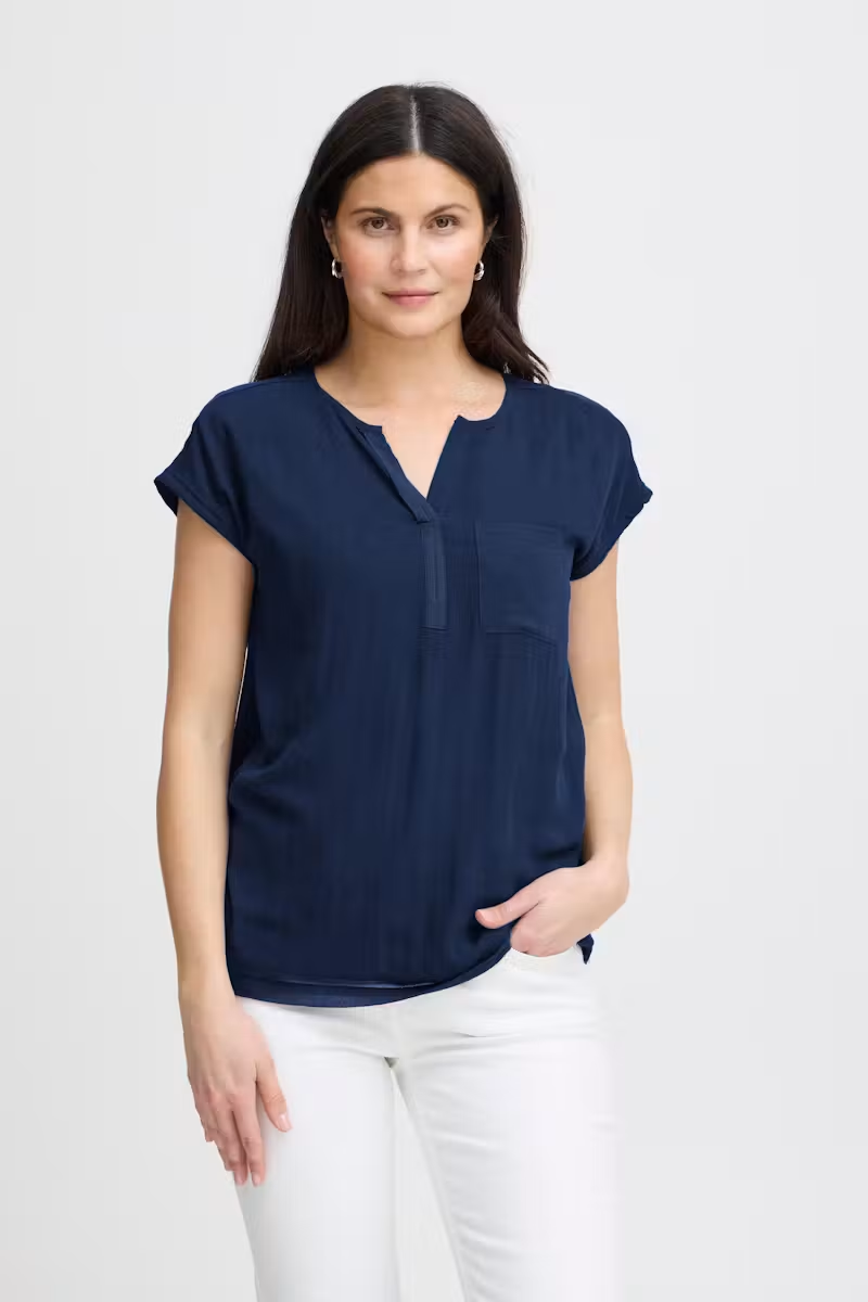 Fransa Frzawov 2 Blouse (Noos) Black Iris
