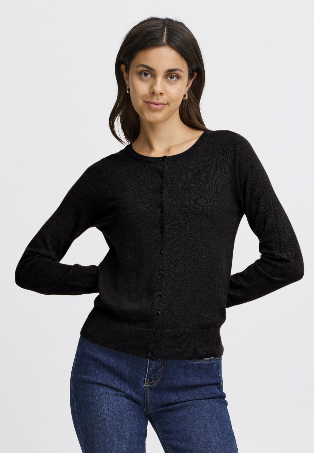 Fransa Frzubasic 60 Cardigan (Noos) Black