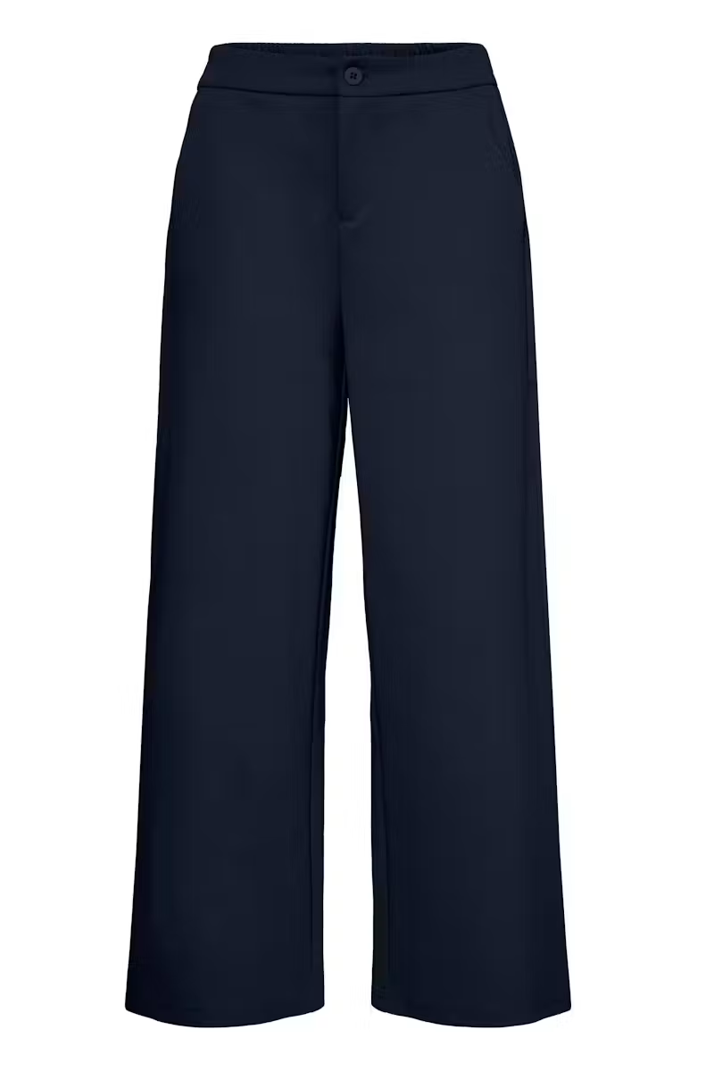 Fransa Pants Knitted Dark Peacoat