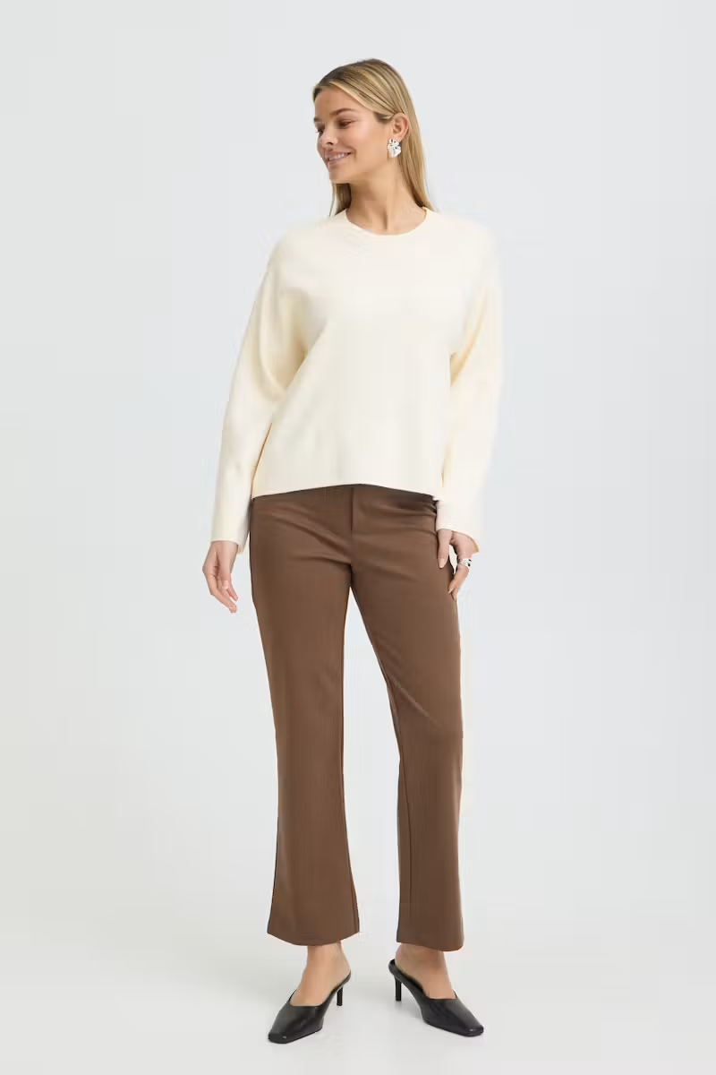 Fransa Pullover Whisper White Xl