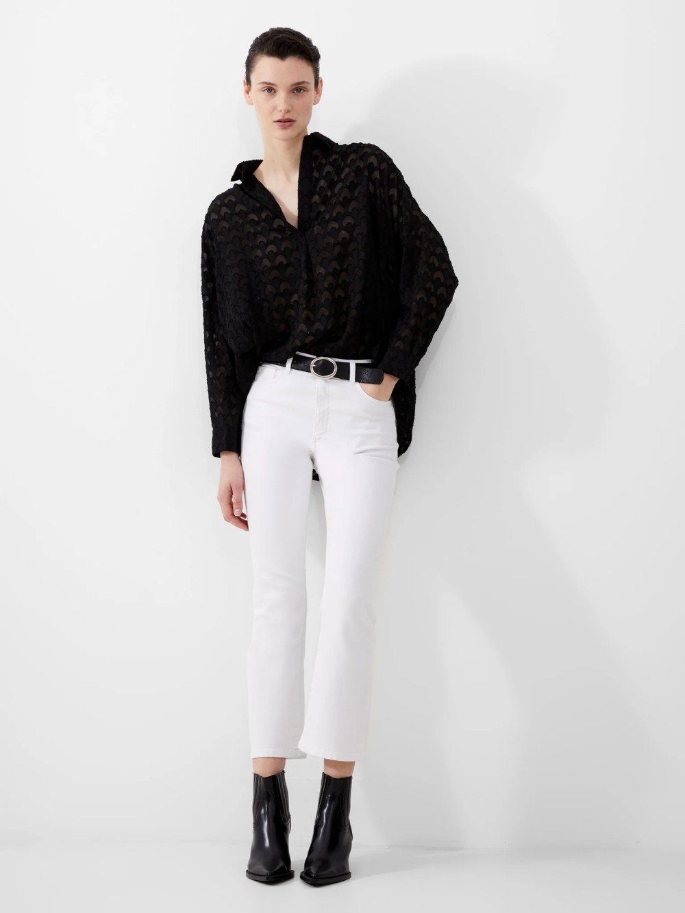 French Connection Stretch Jean White