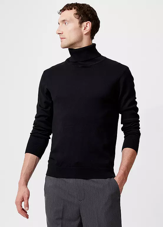 French Connection VISCOSE TURTLE NK BLACK
