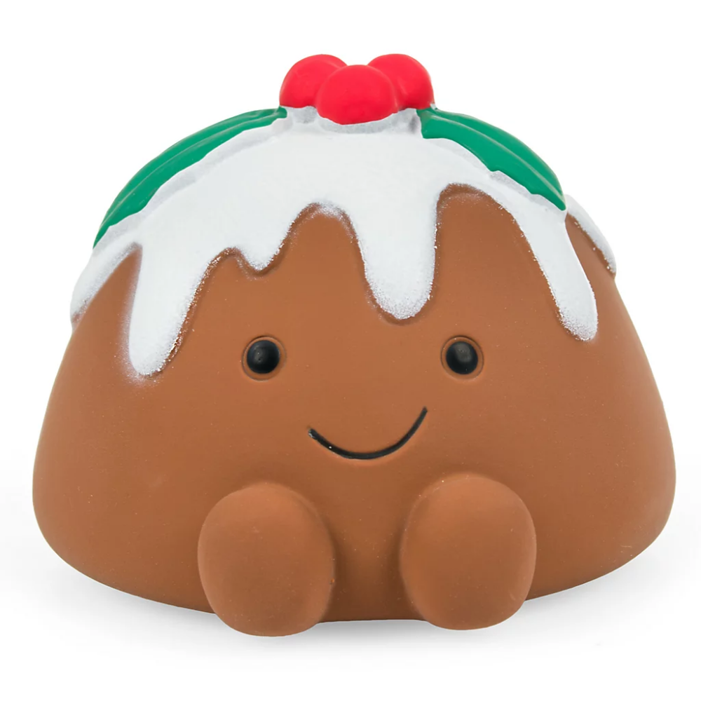 Leisuregrow Chrissie Christmas Pudding Latex Dog Toy
