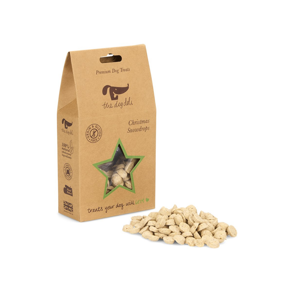 Leisuregrow Dog Deli Christmas Snowdrops Dog Treats 100G