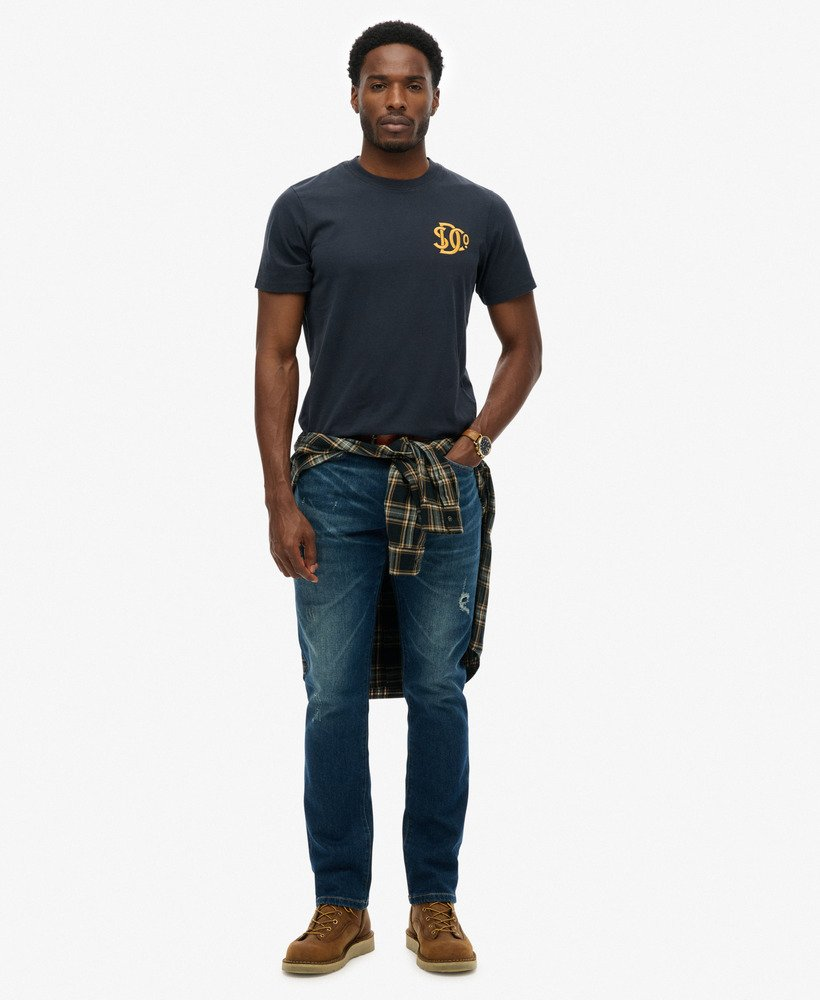 Superdry SD&CO NEON RELAXED TEE Eclipse Navy