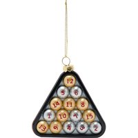 The Seasonal Gift Co Billiards Hanging Christmas Tree Decoration 20cm