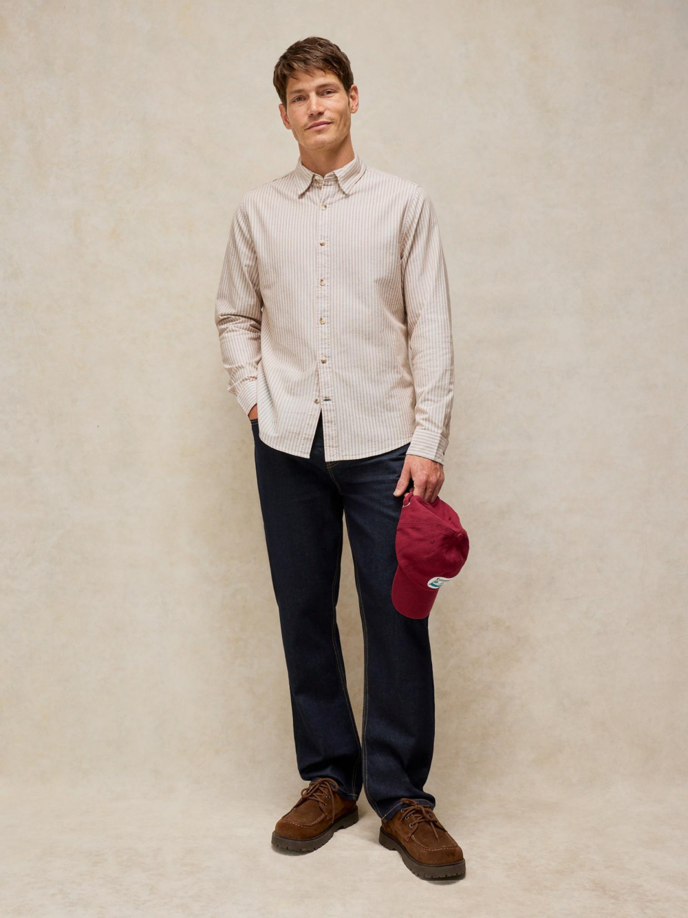 Whitestuff Bruton Oxford Shirt Pink Multi
