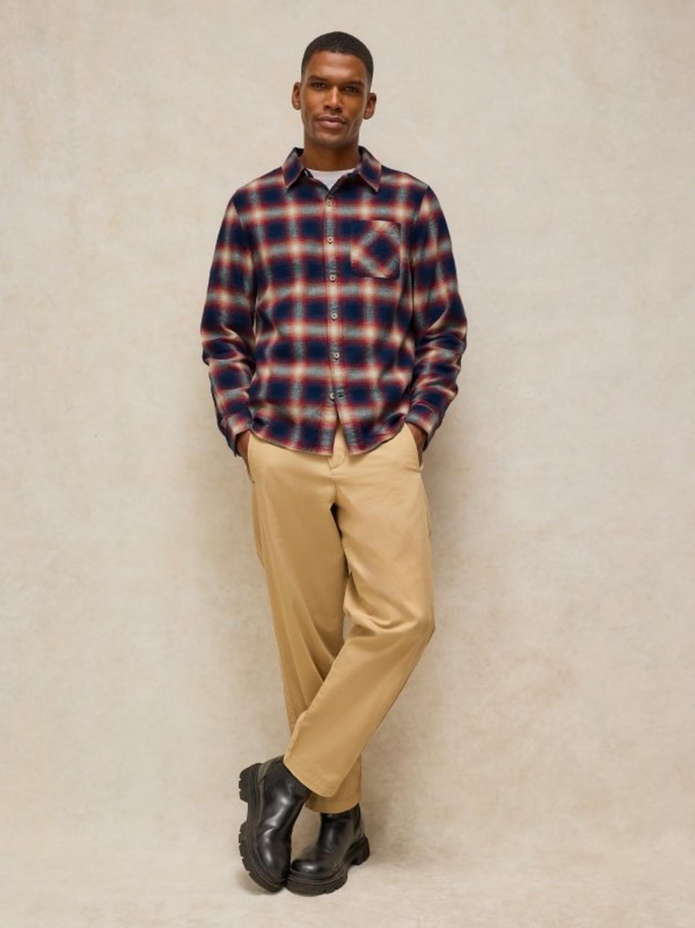 Whitestuff Ludlow Check Shirt Navy Multi