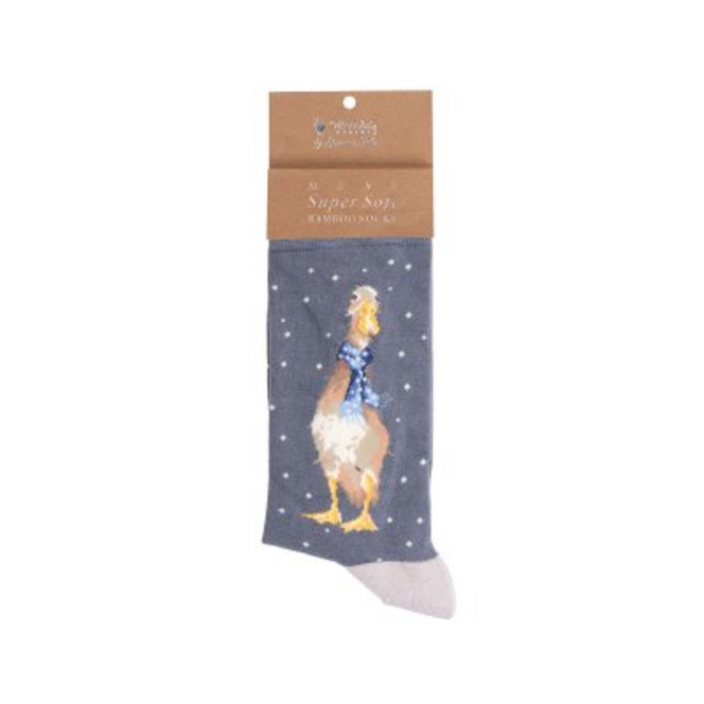 Wrendale Designs Men'S Christmas Socks Christmas Scarves Duck
