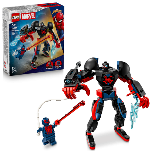 LEGO Miles Morales Mech vs. Spider Man
