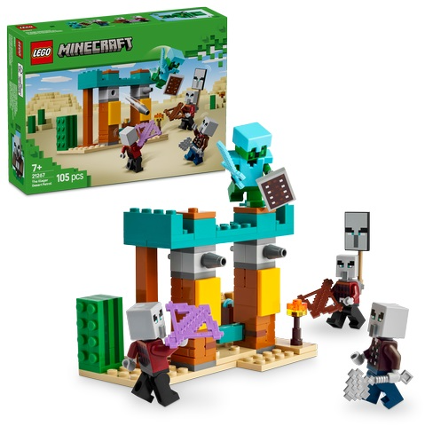 LEGO Minecraft The Illager Desert Patrol