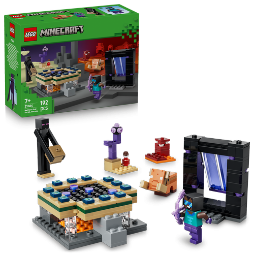 LEGO Nether & End Portal Journey