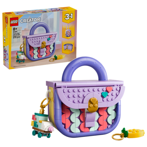 LEGO art fashion bag with storage
