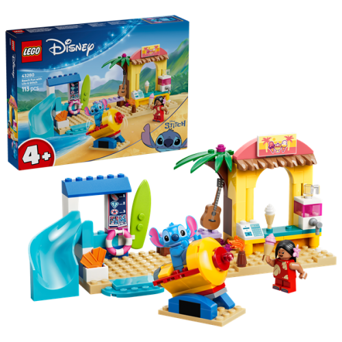 LEGO beach fun with lilo & stitch